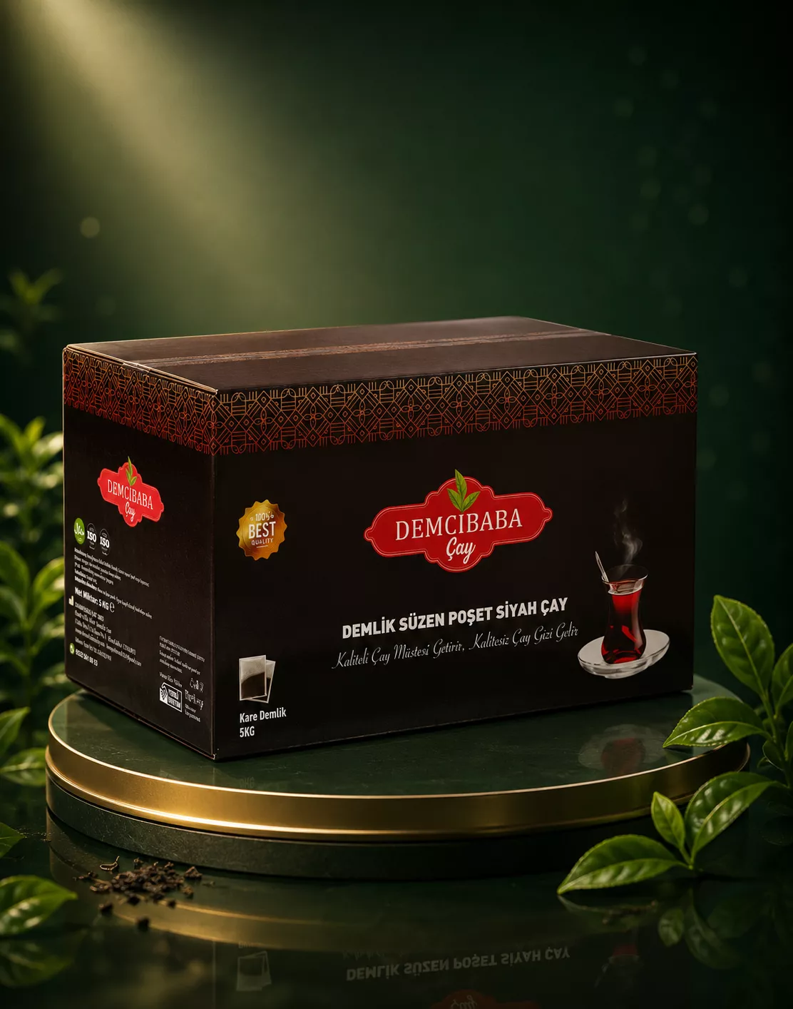 Demcibaba Demlik Süzen Poşet Çay 5 Kg - 40 Gr