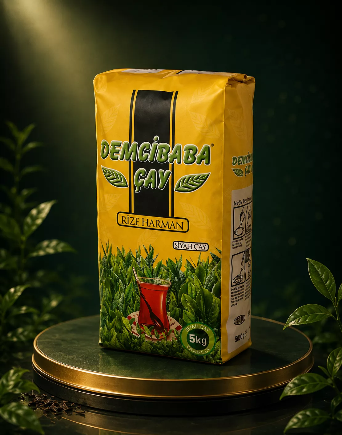Demcibaba Rize Harman Siyah Çay 5 Kg